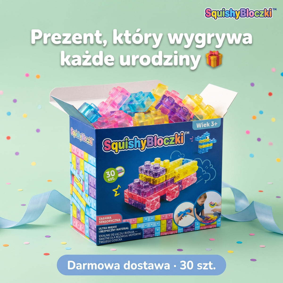 SquishyBloczki™ — Buduj i Jedź