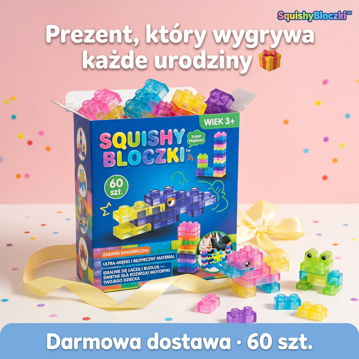 SquishyBloczki™ — Zwierzaki do Budowania