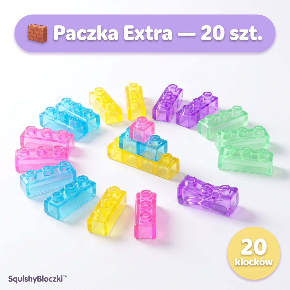 SquishyBloczki™ — Paczka Extra